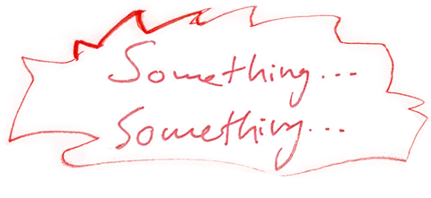 Something Something, handwritten